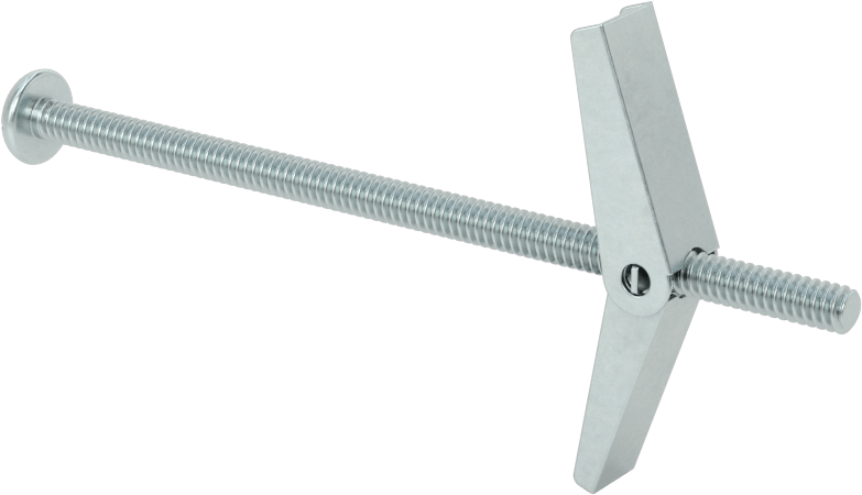 Alçıpan için Kelebek Cıvata Ankrajları, Düşük Profilli, 1/8" Çap, 3" Uzunluk