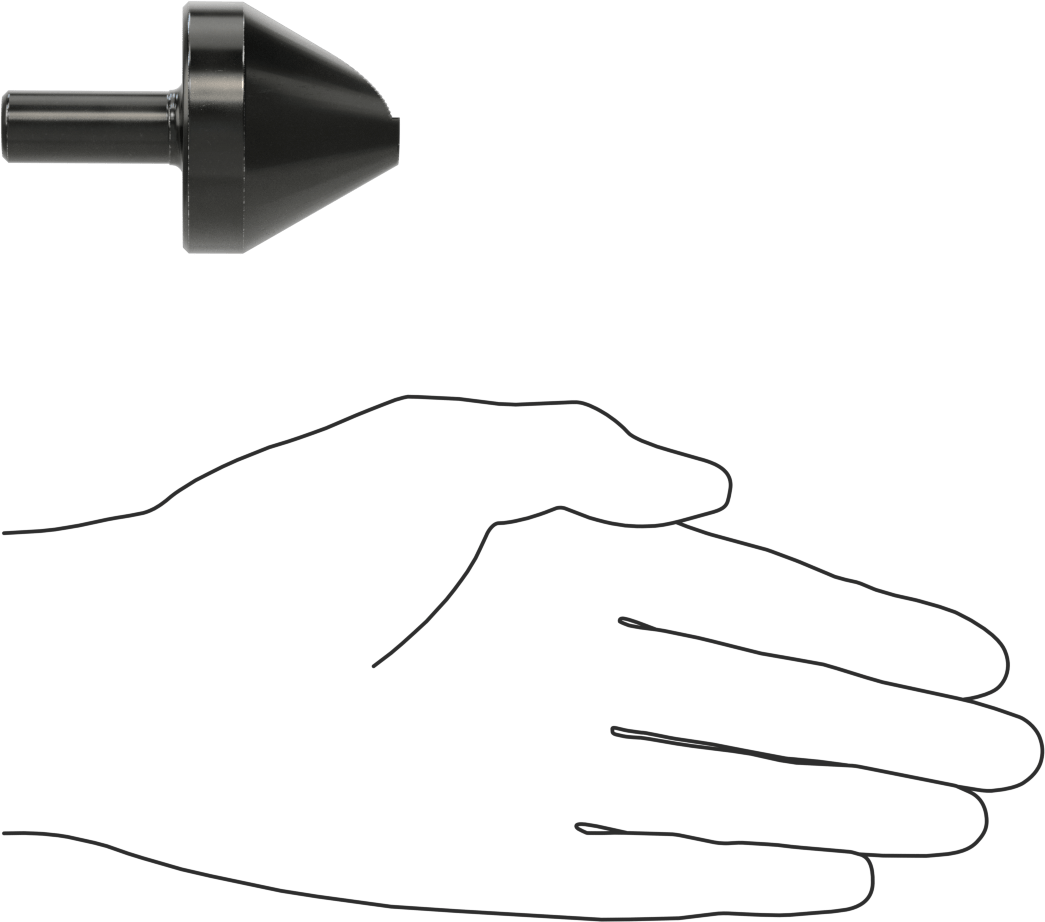 Karbür Uçlu Havşa, Torna Merkezleri için, 1/2" ila 1-3/4" Delik Çapı için