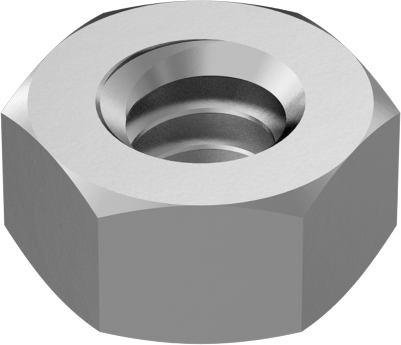 316 Paslanmaz Çelik Sol Dişli Altıköşe Somun, 10-24 Diş Boyutu — 10-24, 316 Stainless Steel, Stainless Steel, Sol Yönlü