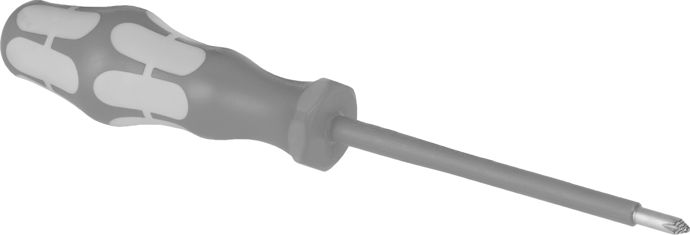 Elektrik Yalıtımlı Tornavida, Numara 2 Phillips, 4" Uzunluk x 5/16" Genişlik Mil — No. 2, Ultra Grip, Sürücü