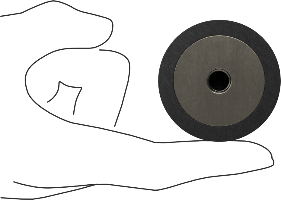 Neopren Titreşim Sönümleyici Sandviç Montaj, M10 x 1.5 mm Dişli Çelik Ek Parça, 190 lbs. Kapasite