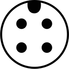 4-Pole Micro M12 Plug