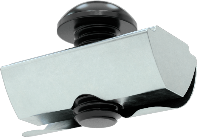 T-Yuvalı Çerçeve Bağlantı Elemanları, Yaylı Tırnaklı Somun ve Vida, 12 mm Uzunlukta Diş, 1.5 inç ve 40 mm Ray
