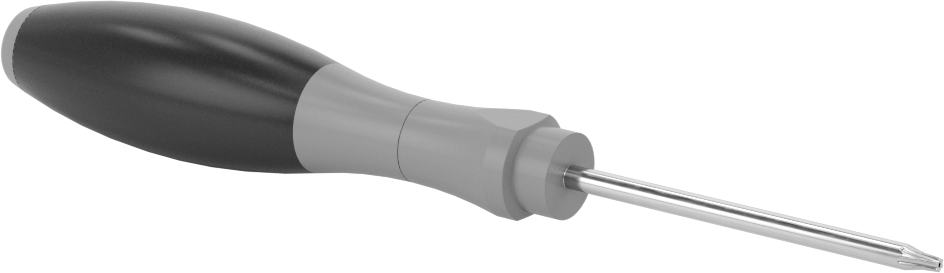Kurcalamaya Dayanıklı Torx Tornavida, Ultra Grip, T7 Uç Boyutu — Standart, Sürücü, T7
