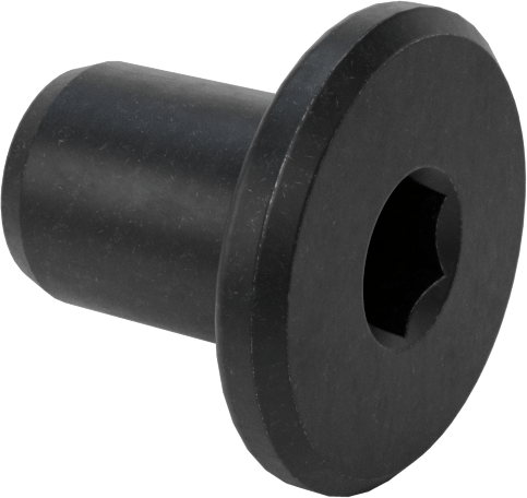 Bağlayıcı Siyah Oksit Çelik Namlu, 1/4"-20, 0.295" Derinlik