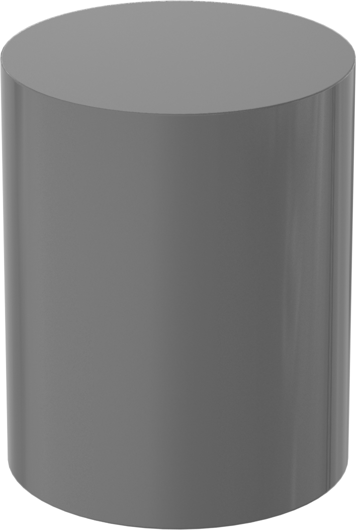 Ekstra Güçlü Silikon Nitrür Seramik Disk, Kırılmaya ve Termal Şoka Dayanıklı, 1-29/32" Çap, 0.81" Uzunluk