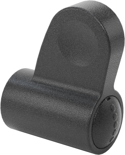 Plastik Tek Kollu Topuz, 3/8"-16 Dişli Delikli, 1-3/4" Genişlikte Başlık — 3⁄8"-16, Tek Kollu, Naylon