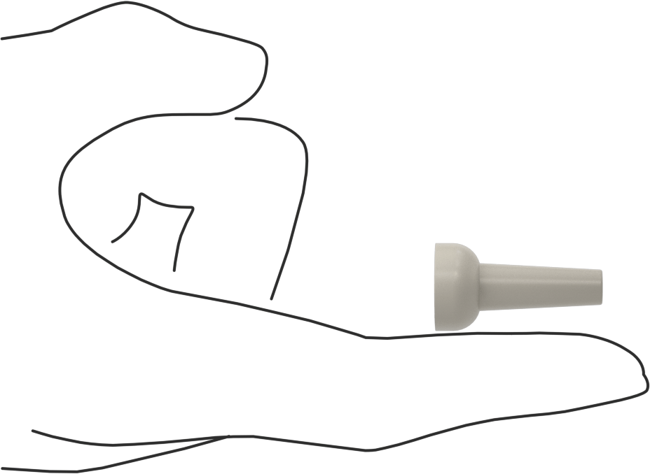 Nozul, Akış Püskürtme, 1/4" Boyutlu Snap-Loc Soğutma Suyu Hortumu için 1/16" Delik