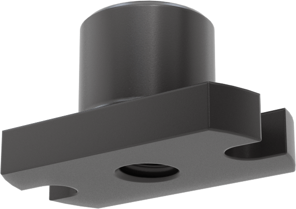Ultra Hassas Kılavuz Vida için M4 x 1 mm Diş Boyutuna Sahip PEEK Flanşlı Somun