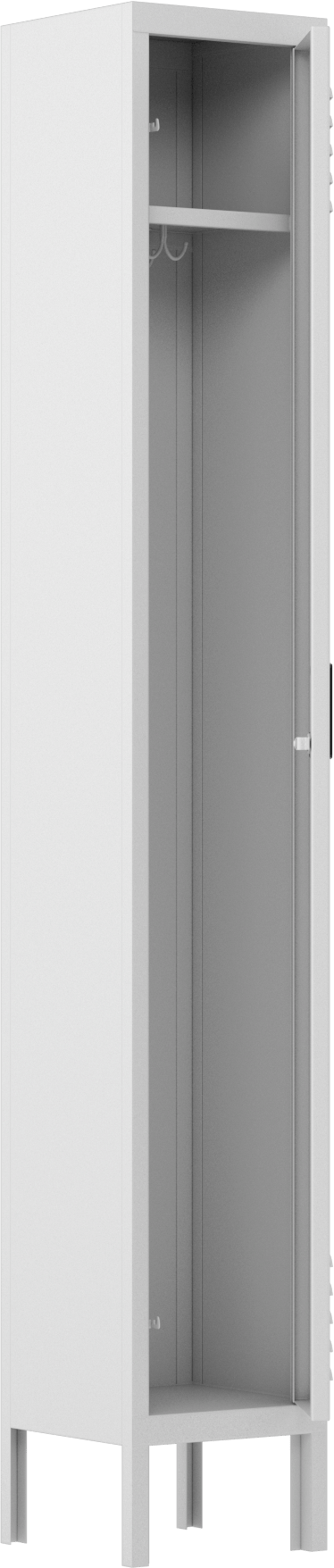 Tuş Takımı Kilitli Dolap, 1 Aşağı x 1 Enine, 12" Genişlik x 12" Derinlik x 72" İç Yükseklik