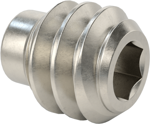 Uzatılmış Uçlu Setskur, Yüksek Korozyon Dirençli 316 Paslanmaz Çelik, 4-40 Diş, 1/8" Uzunluk