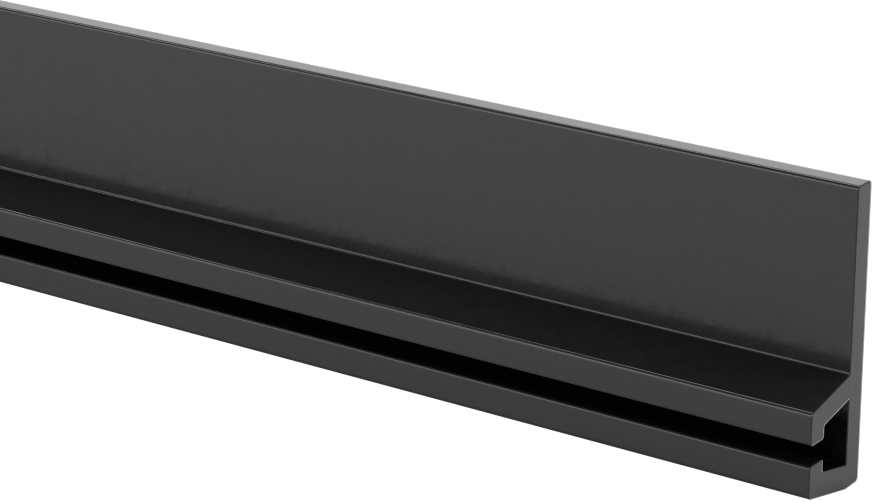 10' Uzunluk x 19/32" Flanş Yüksekliği Kolay Kesim Şerit Fırça için Cıvatalı Tutucu — Cıvatalı, 10 ft., Esnek