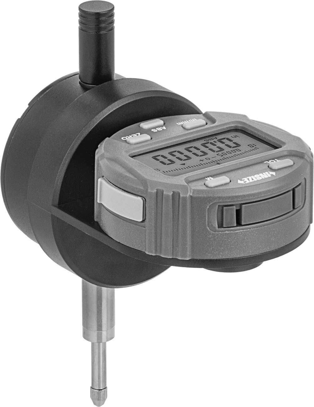 Sertifikalı Pistonlu Komparatör, Elektronik Sırt, 0" - 0.5"/0 mm - 12.7 mm Aralık