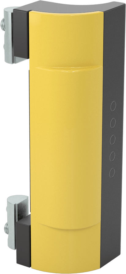 1.5 inç ve 40 mm Yüksekliğinde Raylı T-Yivli Çerçeveleme için Sarı Kenar Çekme Kolu — 1 1⁄2", 3", 4 1⁄2", 40 mm, 80 mm, 120 mm, Tekli, Çi…