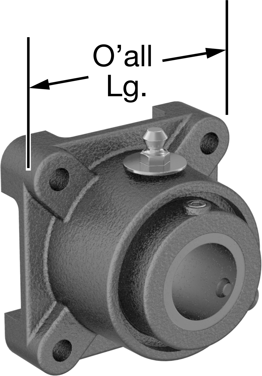 Montajlı Konik Masuralı Rulman, 1-1/4" Mil Çapı için