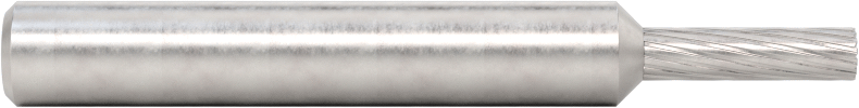 1/4" Çaplı Şaftlı Karbür Freze Ucu, Düz Kesici Silindir, Ticaret No. Sb-11, Tek Kesim