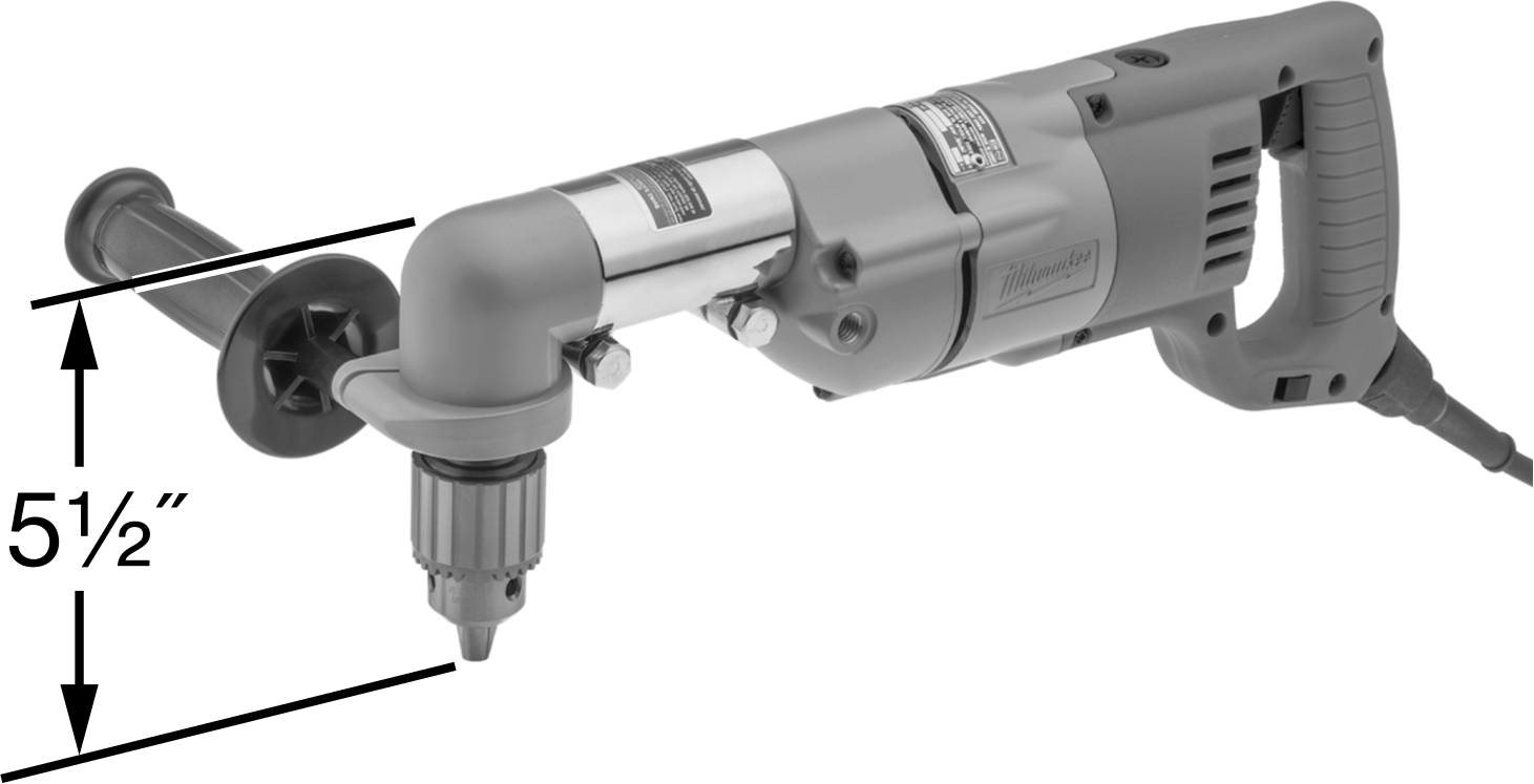 Milwaukee Açılı Başlıklı Elektrikli Matkaplar, Model Numarası 3107-6