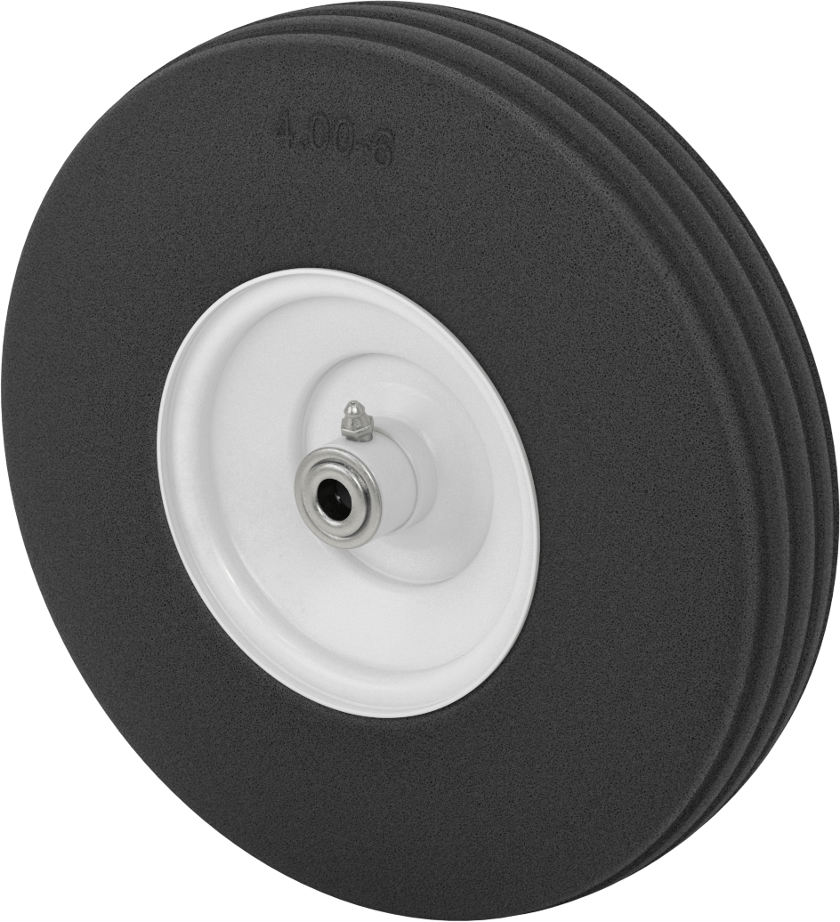 Düz Lastiksiz Tekerlek, Rulman, 13-3/16" Çap x 3-3/8" Genişlik