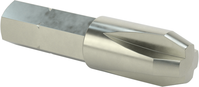 1/4" Altıgen Şaftlı 4 Numaralı Phillips Ucu — Altıgen, 1 1⁄4", No. 4
