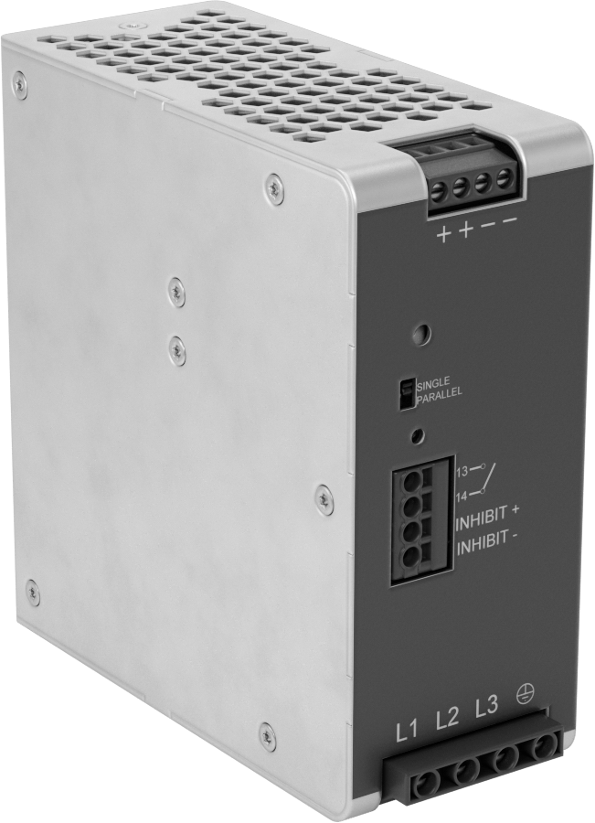 DIN Rayına Monte Güç Kaynağı, Üç Fazlı, 12V DC, 10A