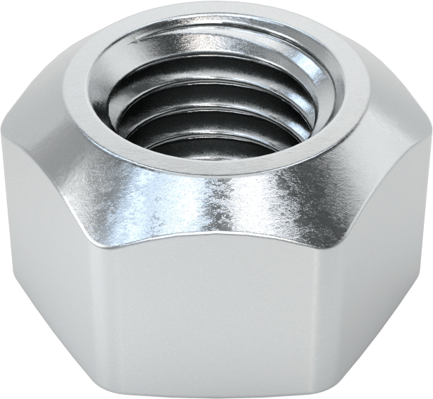 Top-Lock Deforme Edilmiş Dişli Kilit Somunu, Çinko Kaplı Sınıf 10 Çelik, M12 x 1.75 mm Diş