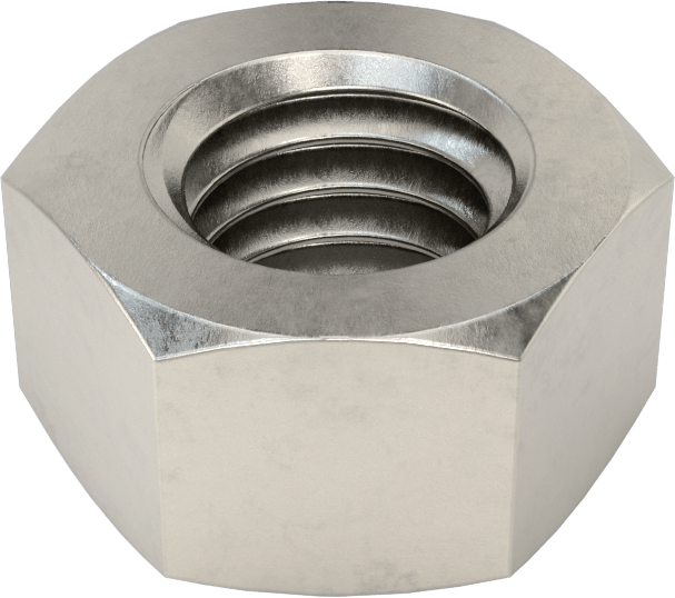 316 Paslanmaz Çelik Gerdirme için 3/8"-16 Sol Dişli Sıkma Somunu - Kaldırma Amaçlı Değildir — 3⁄8"-16, Sol Yönlü, 316 Stainless Steel, St…