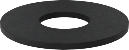 Sert Fiber Pullar, 4 Numaralı Vida Boyutu için, 0.125" İç Çap, 0.312" Dış Çap