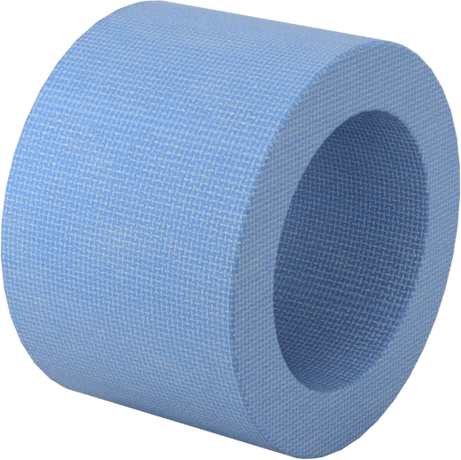 Polyester Kumaş Takviyeli PTFE Burçlu Yatak, Kuru Çalışma, 1/2" Mil Çapı ve 3/4" Muhafaza İç Çapı için
