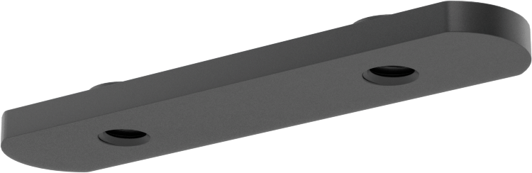 Uç Beslemeli T-Yivli Çerçeve Bağlantı Elemanları, 1.5 inç Ray için Çift Somun, 1/4"-20 Diş, 0.2220 inç Kalınlık