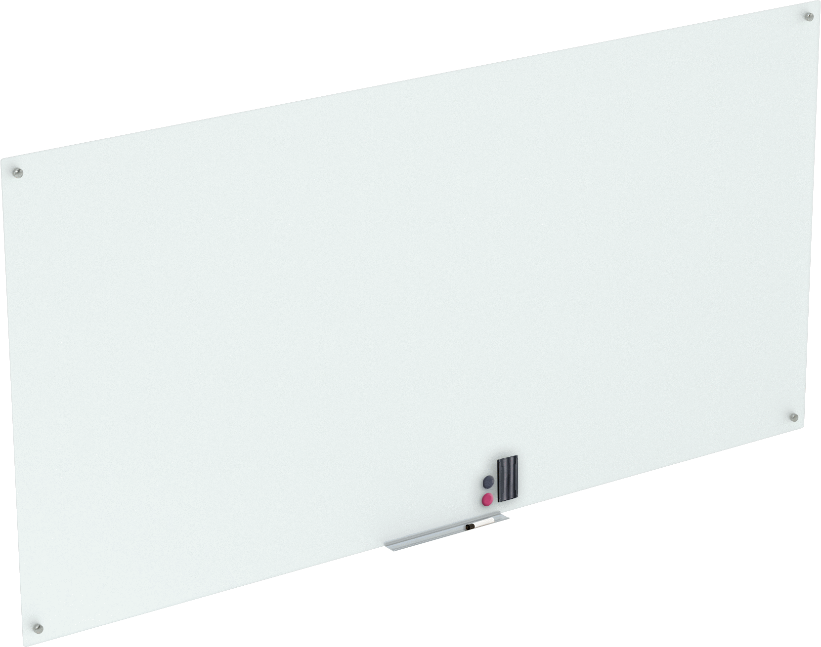 Beyaz tahta, Cam, 96" Genişlik, 48" Yükseklik — 96", 48", -