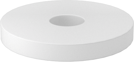 Delrin® Asetal Plastik Pul, 00 Numaralı Vida Boyutu için, 0.050" İç Çap, 0.190" Dış Çap — 0.050", 0.020" ila 0.030", 0.190"