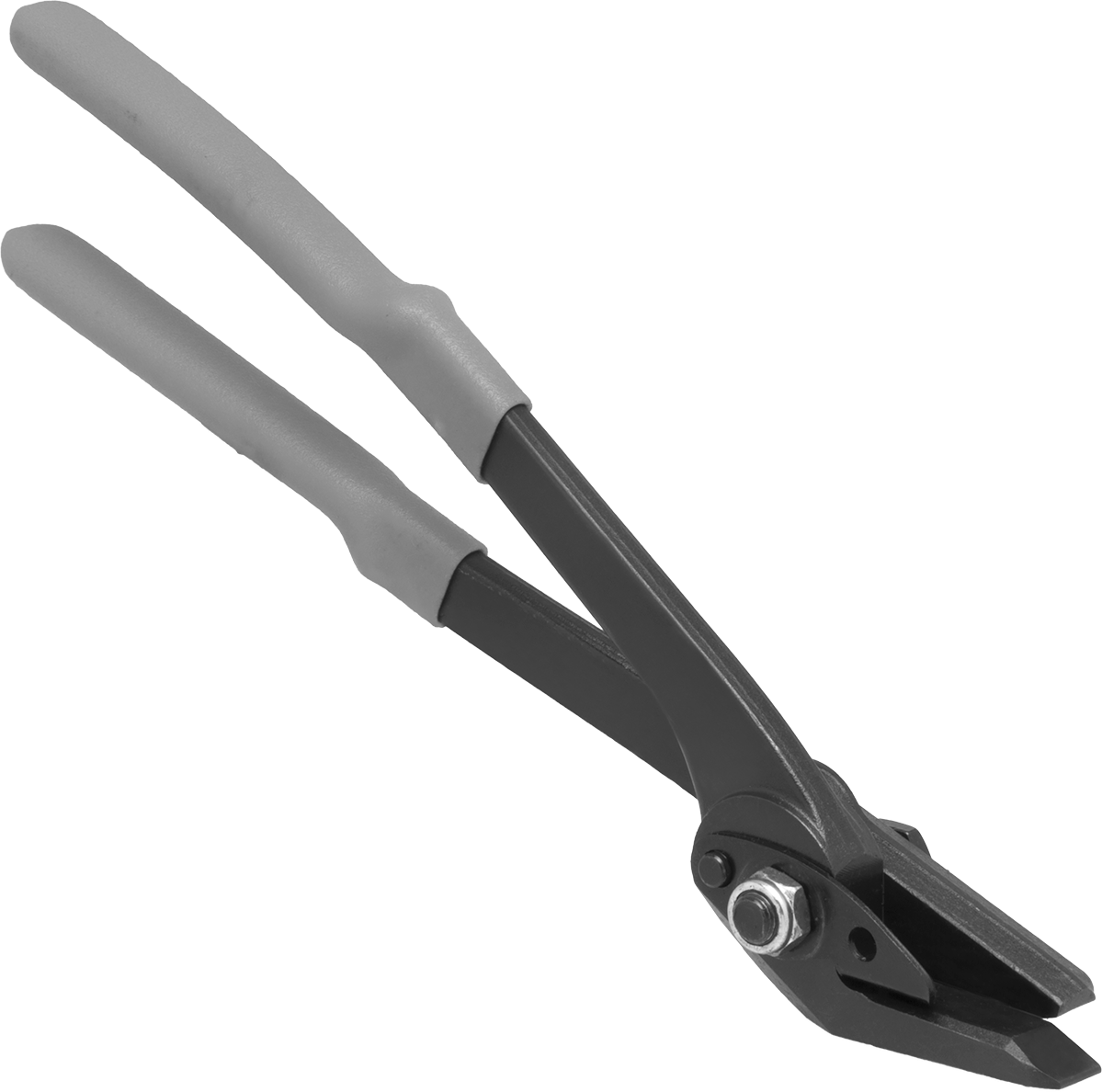 Tek Elle Kullanılan Kayış Kesici, Maksimum 1-1/4" Genişlik x 0.05" Kalınlıkta Çemberleme, 12 inç Toplam Uzunluk — High-Carbon Steel, Low-…