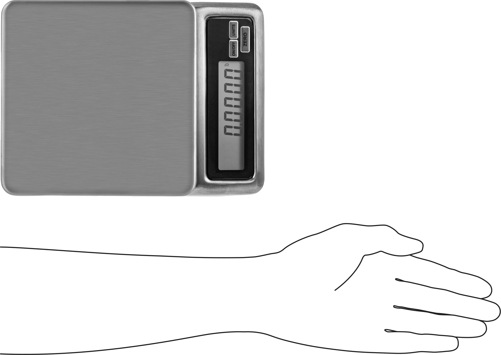 Ticarete Uygun Tezgah Üstü Terazi, 5 lbs. Kapasite