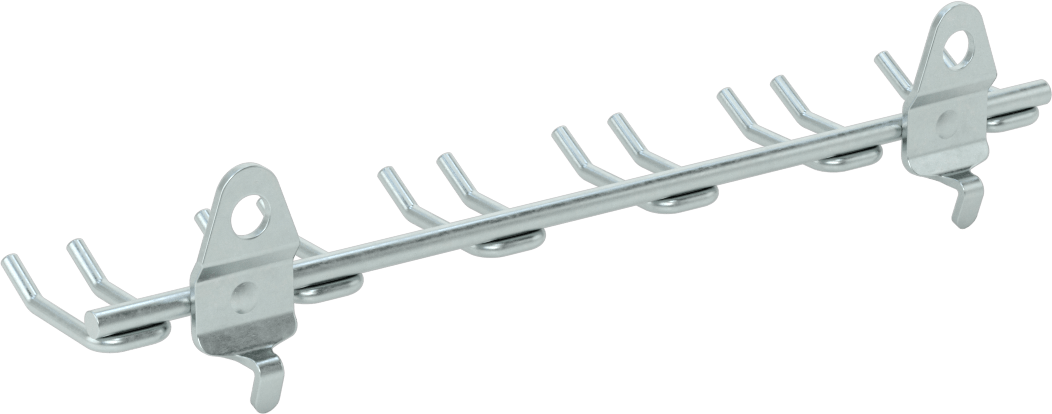 Sabit Delikli Pano Tutucu, 3/8" parça çapı için, Hafif Hizmet, 1-1/2" Çıkıntı