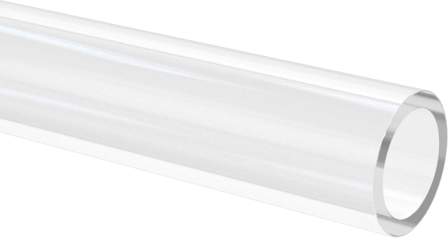 Yüksek Mukavemetli Isıyla Daralan PVDF Plastik Boru, Büzülmeden Önce 0.05 inç İç Çap, Sıkıştırma Öncesi 0.13" İç Çap, 1/2 Fit Uzunluk