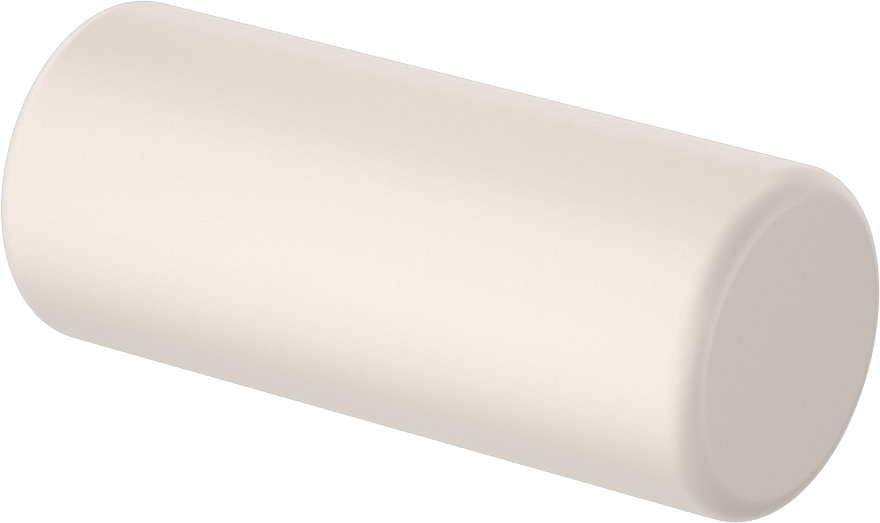 Manyetik Karıştırma Çubuğu, Yuvarlak, 5/16" Dış Çap, 3/4" Uzunluk, Beyaz
