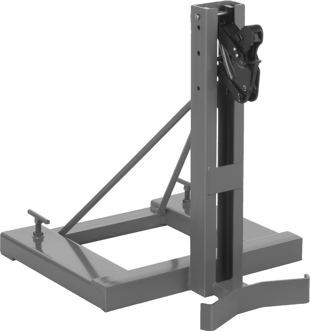 Top-Grip Çatal Montajlı Varil Tutucu, 1 Konteyner için, 1600 lbs. Kapasite