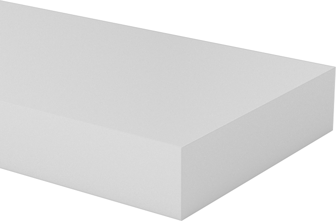 ABS Çubuk, 1" Genişlik, 1/4" Kalınlık