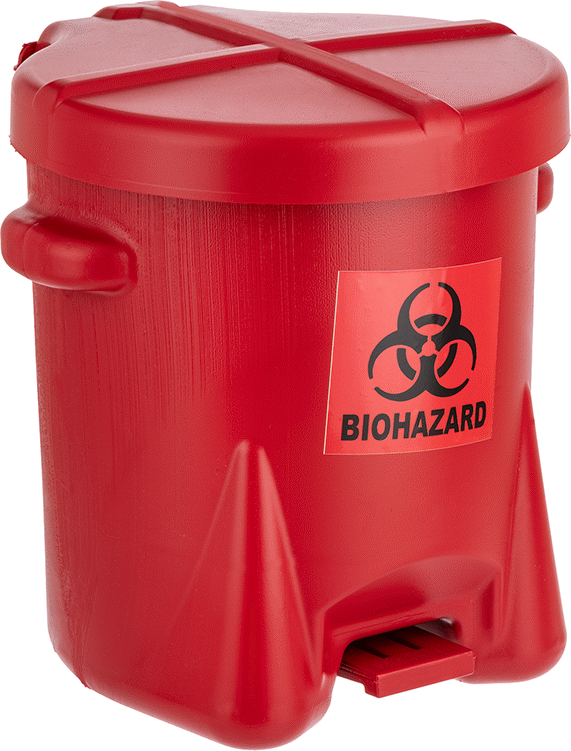 Plastik Basmalı Çöp Kovası