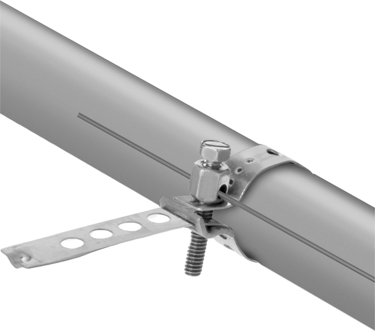 Topraklama Kayışı, 1/2" ila 1" Boru Dış Çapı için, Bakır