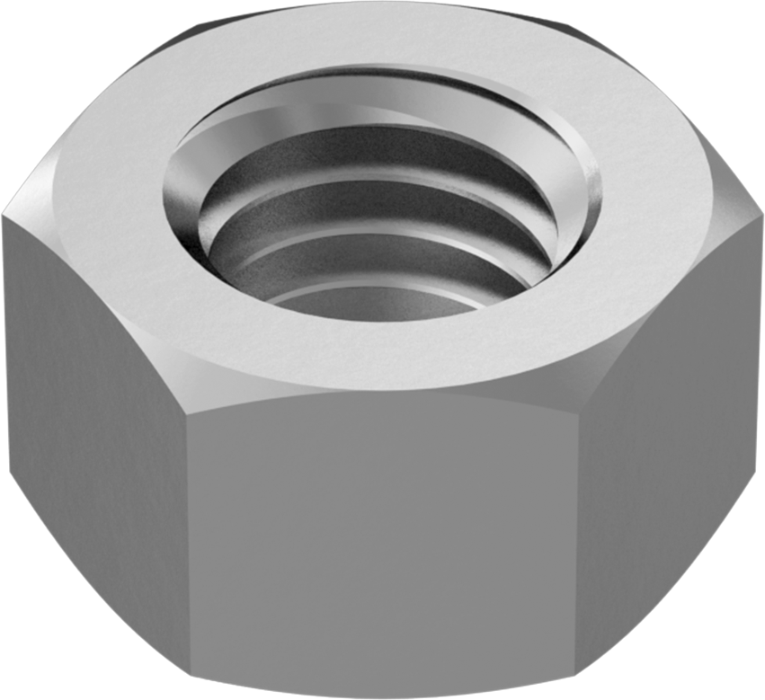 316 Paslanmaz Çelik Gerdirme için 1/2"-13 Sağ Dişli Sıkma Somunu - Kaldırma Amaçlı Değildir — 1⁄2"-13, Sağ Yönlü, 316 Stainless Steel, St…