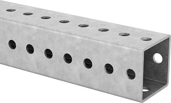 Cıvatalı Çelik Çerçeve Rayı, Galvanizli