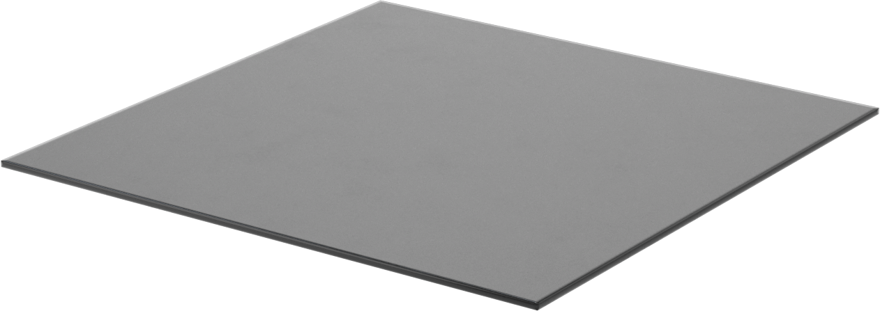 Kumaş Takviyeli Titreşim Sönümleyici Ped, Ağır Makine için, 12" Uzunluk x 12" Genişlik x 1/8" Kalınlık