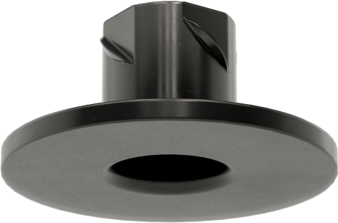 Sert Ahşap için Ultra Çatlamaya Dayanıklı T Somun Ek Parçaları, Çelik, 1/4"-20 Diş Boyutu, 0.360" Takılı Uzunluk