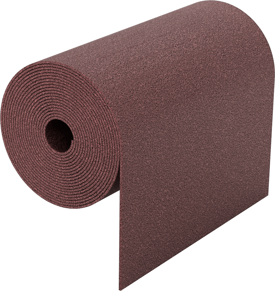 Naylon Örgü Yastıklı Zımpara Rulosu, 3M Scotch-Brite, Uzun Ömürlü, 6" Genişlik x 30 Fit Uzunluk — Rulo, 6", Paslanmaz Çelik, Titanyum, Çe…