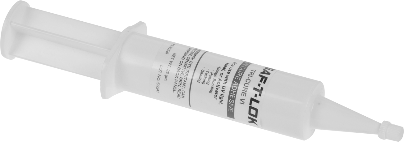 Neme Dayanıklı Işıkla Etkinleşen Anında Yapışan Yapıştırıcılar, Işıkla Çalışan, 0.84 FL. oz. Şırınga