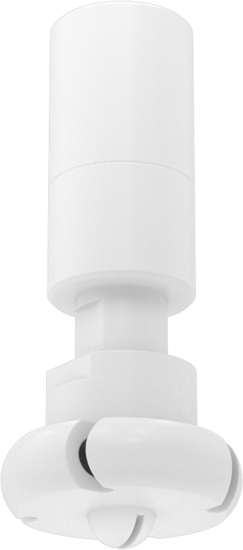 PTFE Dönen Tank Yıkama Nozulu, 1/2 NPT Dişi, 20 PSI'da 6.31 gpm Akış Hızı