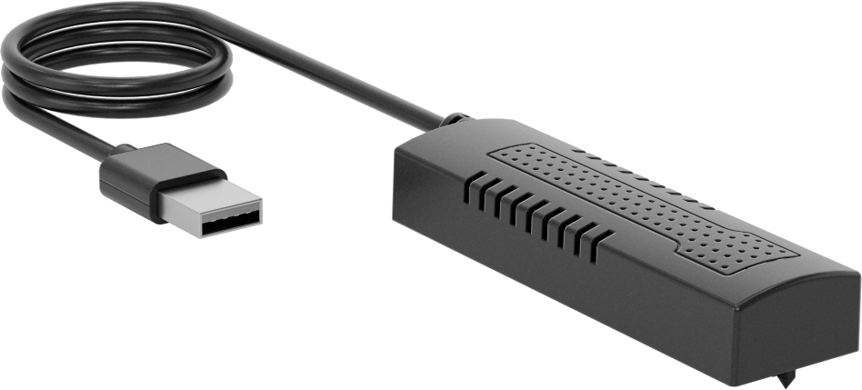 USB Adaptör Kablosu, A Fiş x Standart Sata Soket, 3 Fit Uzunluk — Adaptör, 3 ft., Korumasız