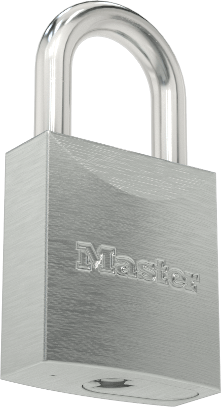 Katı Krom Kaplı Çelik Gövde Asma Kilidi, Ekstra Boşluklu, Master Lock 7040, Aynı Anahtarlı