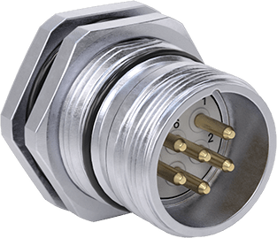 Servomotor M23 Sinyal Konektörü, Erkek Priz